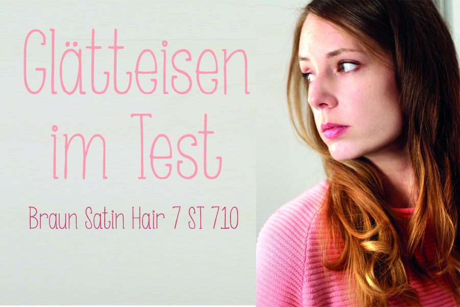 Das Braun Satin Glätteisen Marble 710 7 & – Test Hair im ST Rosegold
